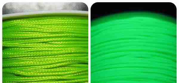 (image for) NeonGreenBlacklightMicroParacord - Click Image to Close